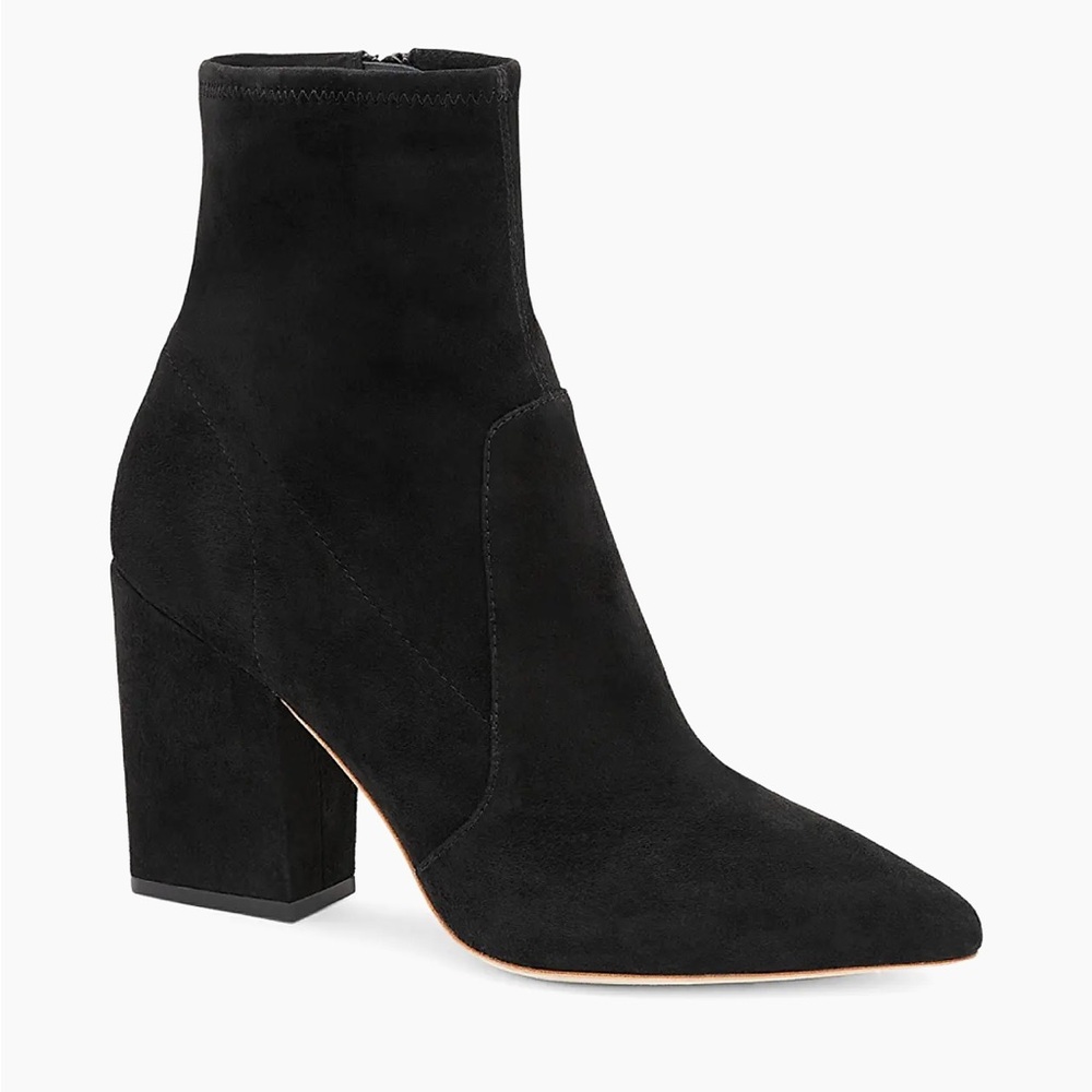 Loeffler Randall Isla Black Suede Ankle Boots Women’s Size 8